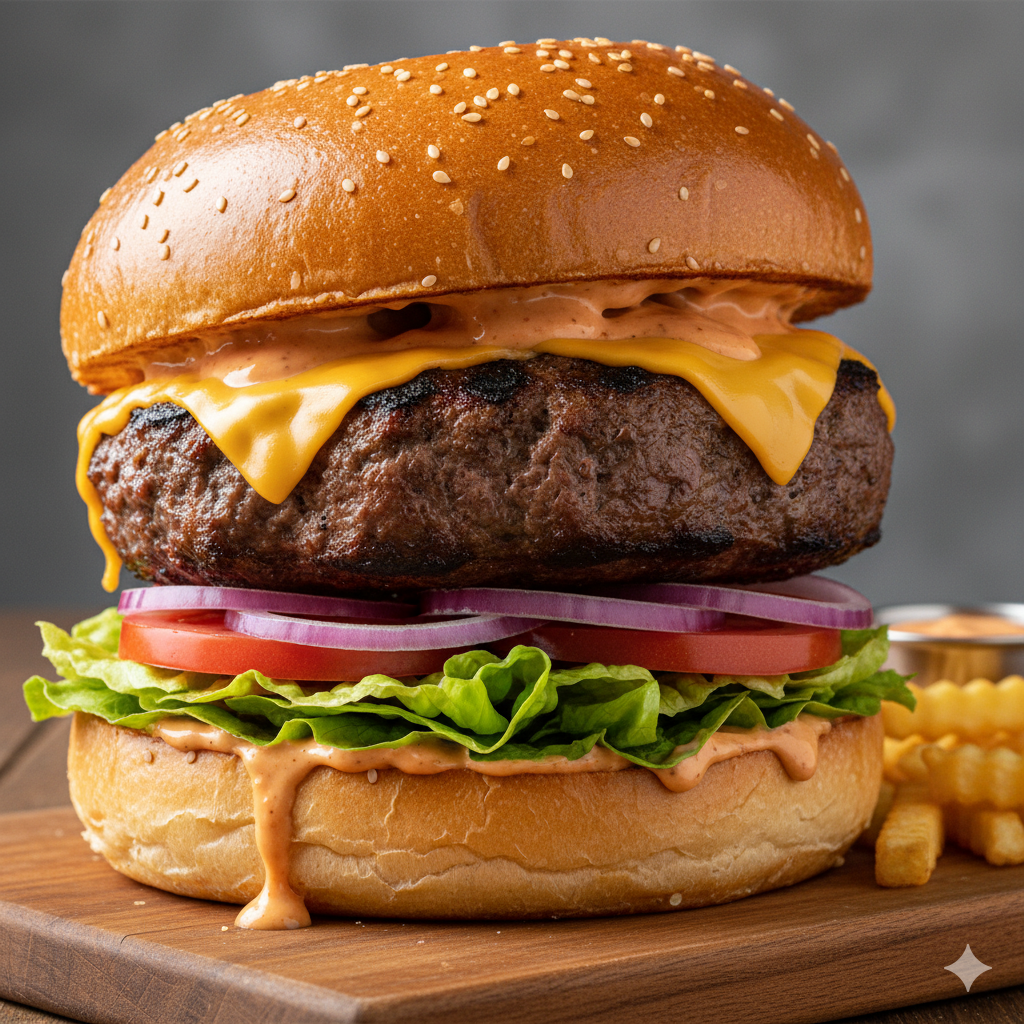 Hamburger & Chips